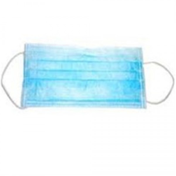 Mascarilla Rectangular Elástica Azul*